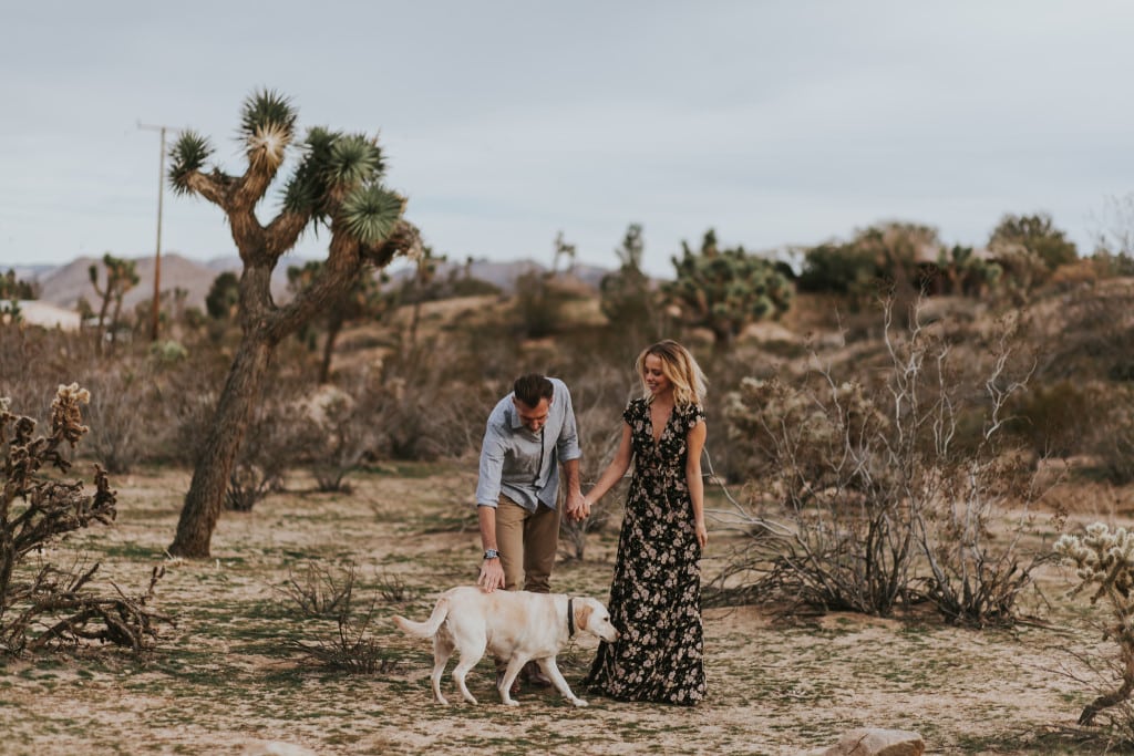 Joshua Tree engagement styled with John and Kate plus olive