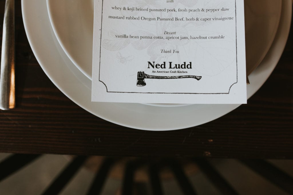 Portland dining Ned Ludd best restaurant Elder Hall Wedding Reception Marcela Pulido Photography