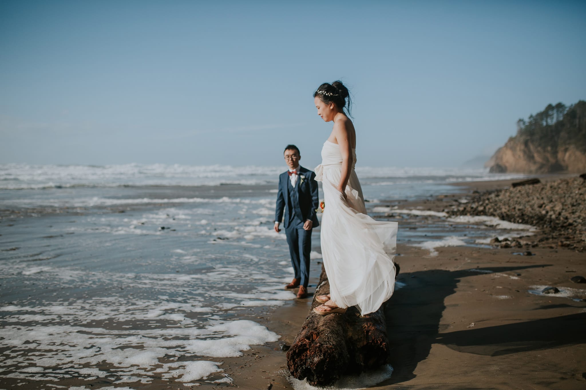 cannon beach sunset oregon coast astoria Portland Wedding Photographer Marcela Pulido