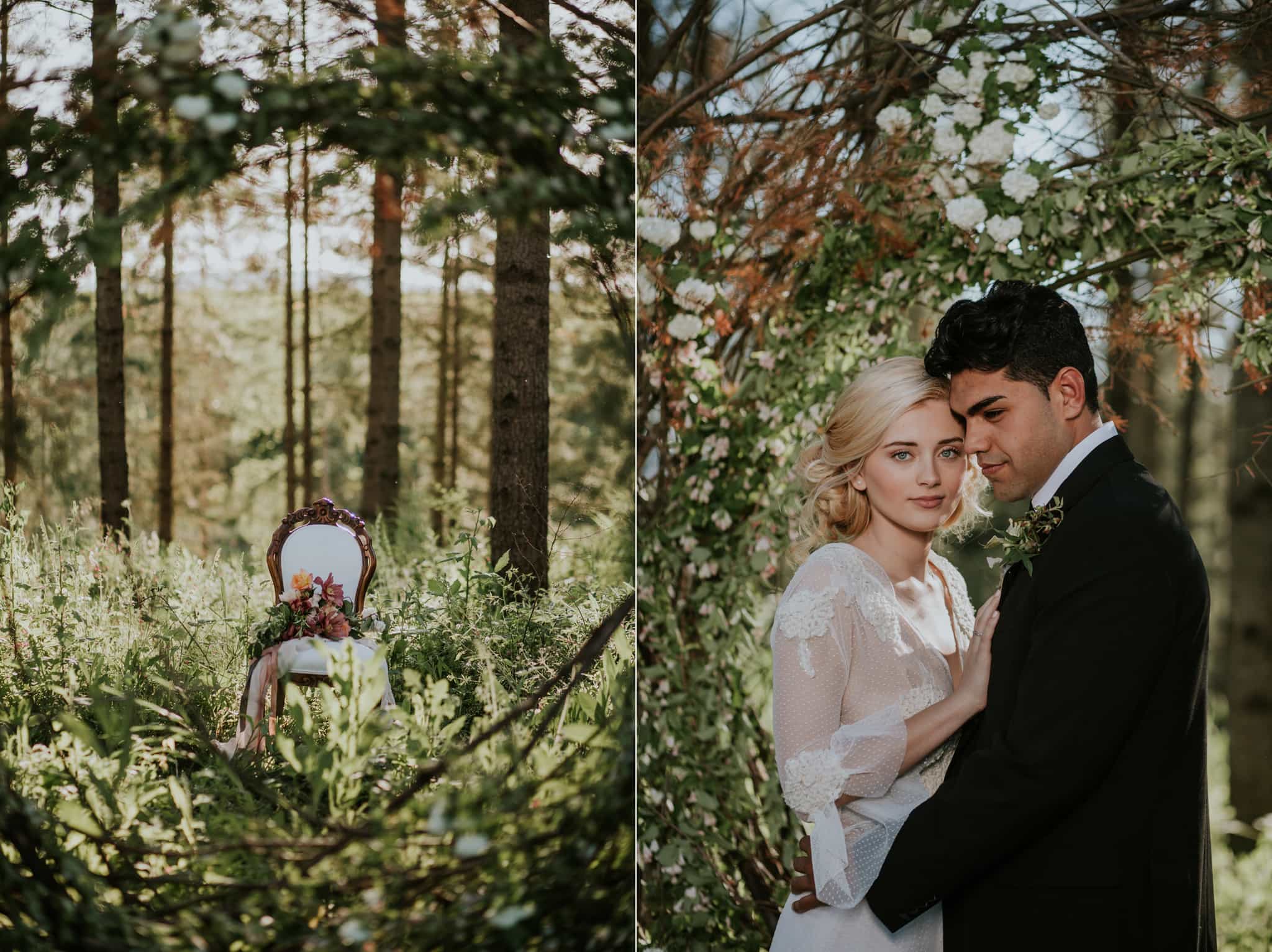 Woodland Fairytale Wedding Inspiration | Marcela