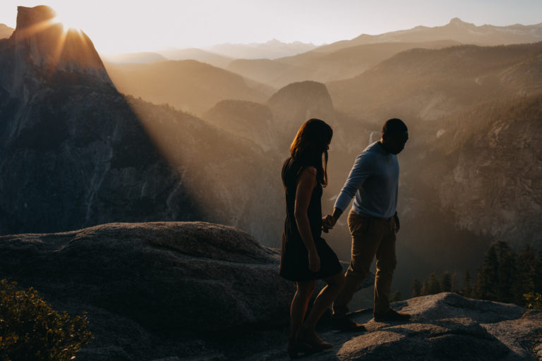 Sunrise Yosemite Engagement | Sara & Vincent