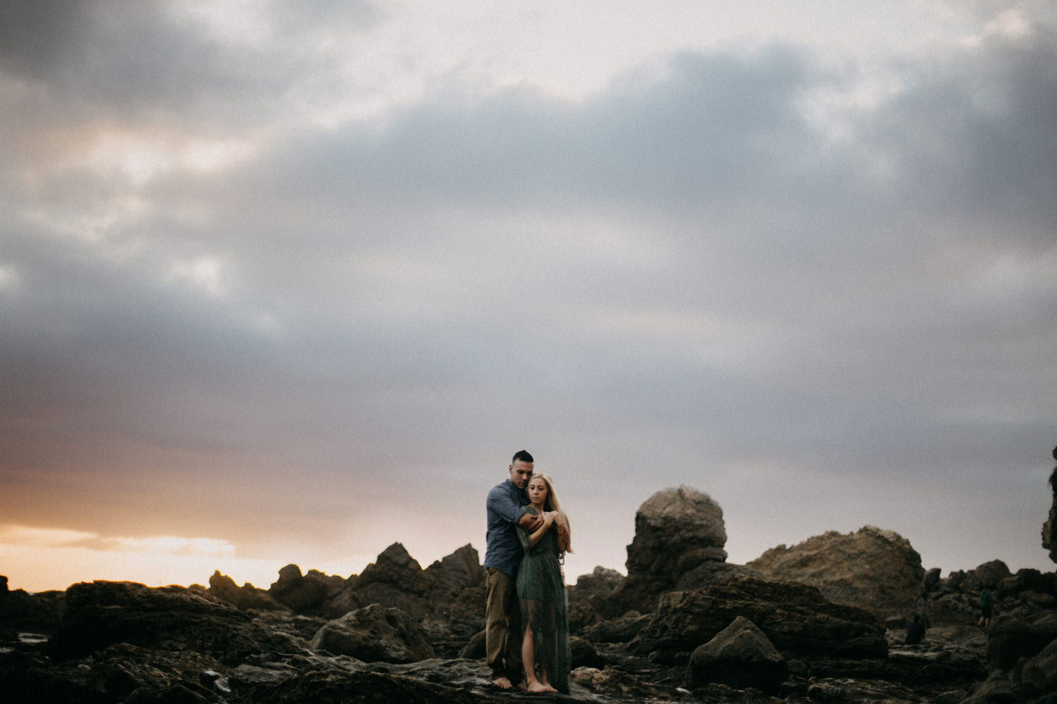 cute couple on the laguna beach engagement photographer