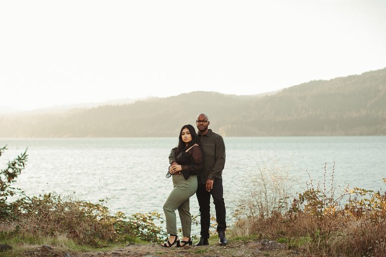 Columbia River Gorge Engagement | Alheli & Jamal