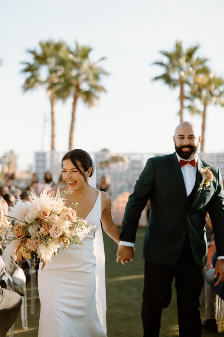 Mid-Century Modern Wedding at The Lautner Compound in Palm Springs
